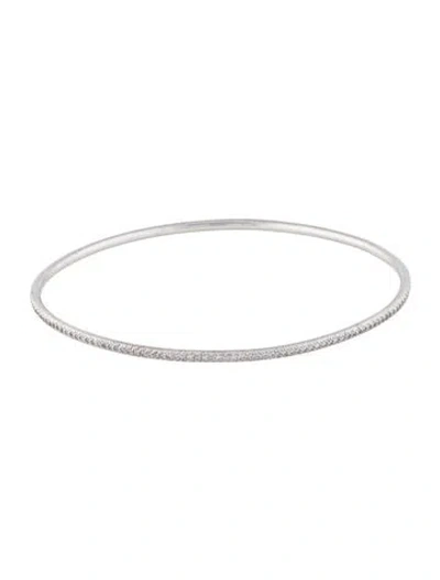 Pre-owned Mimi So 18k Diamond Bangle, 8" In Multi