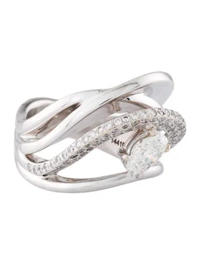 Pre-owned Mimi So 18k Diamond Cocktail Ring In Multi