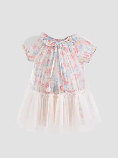 Mimi Tutu Babies'  Ayla Blossom Tulle Dress In Pink