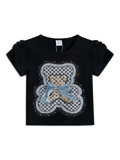 Mimi Tutu Baby Girl's, Little Girl's & Girl's Bear T-shirt In Black