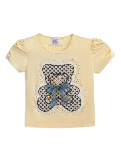 Mimi Tutu Baby Girl's, Little Girl's & Girl's Bear T-shirt In Yellow