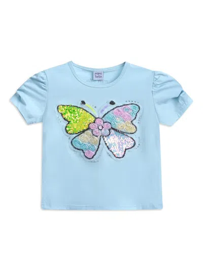Mimi Tutu Baby Girl's, Little Girl's & Girl's Butterfly T-shirt In Blue