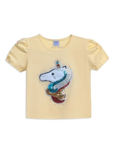 Mimi Tutu Baby Girl's, Little Girl's & Girl's Unicorn T-shirt In Brown