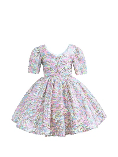 Mimi Tutu Kids' Bahia Sequin-embellished Mini Dress In Multi