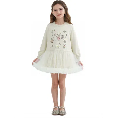 Mimi Tutu Kids'  Ballet Ruffle Bow Dress In White