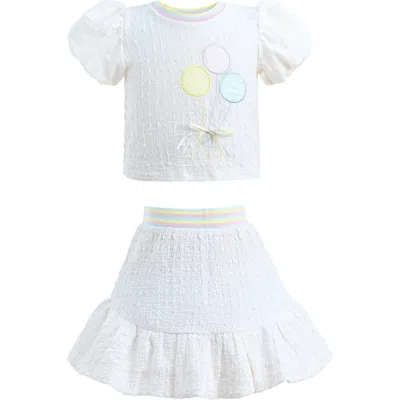MIMI TUTU MIMI TUTU BALLOON EMBROIDERED SKIRT OUTFIT