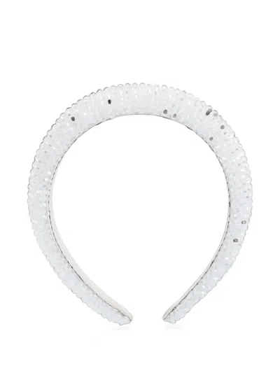 Mimi Tutu Kids' Beaded Embellished Headband In White