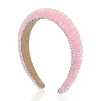 Mimi Tutu Kids' Beaded-embellished Headband In Pink