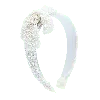 Mimi Tutu Beaded Pearl Bow Headband