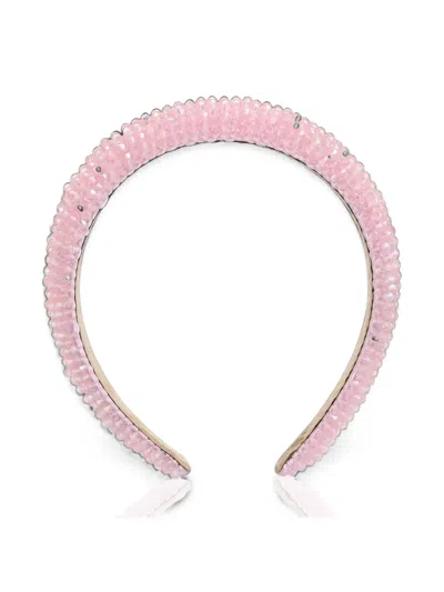 Mimi Tutu Kids' Beaded-embellished Headband In Pink