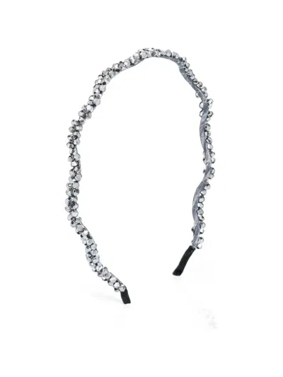 Mimi Tutu Kids' Bead-embellished Headband In Metallic