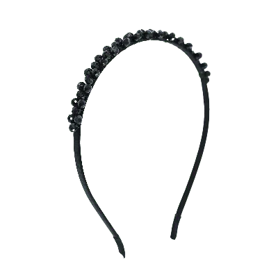 Mimi Tutu Black Onyx Clover Headband