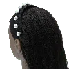 Mimi Tutu Multicolored Pearl Studded Headband