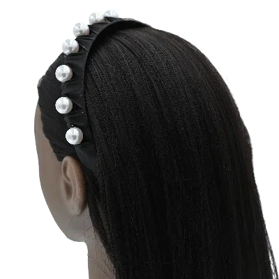 MIMI TUTU MIMI TUTU BLACK PEARL STUDDED HEADBAND