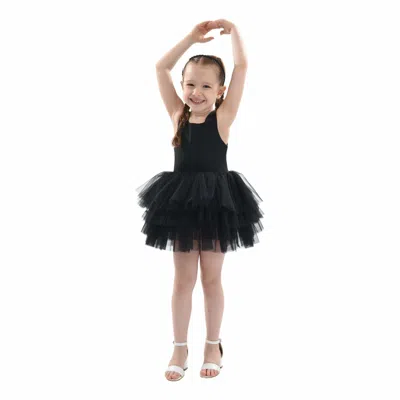 Mimi Tutu Kids'  Black Solid Tutu Dress