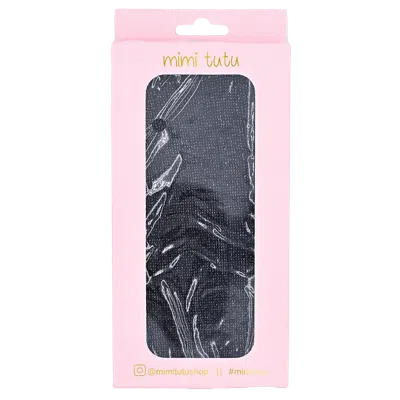 Mimi Tutu Kids'  Black Sparkled Cotton Tights