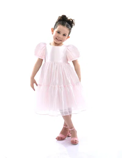 Mimi Tutu Kids'  Blush Satin Elianna Dress