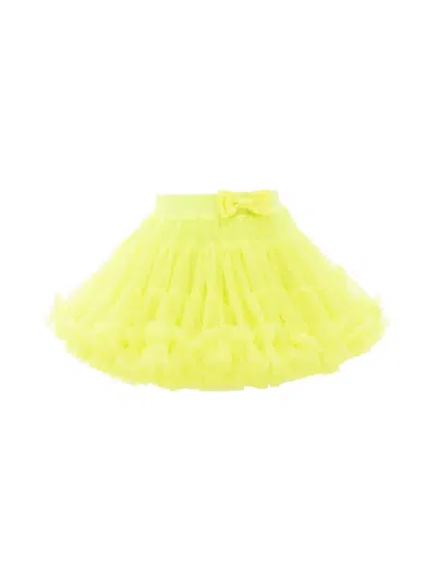 Mimi Tutu Kids' Bow-detail Tutu Skirt In 黄色
