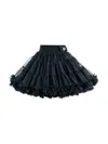 Mimi Tutu Black Bow Tulle Skirt In 黑色