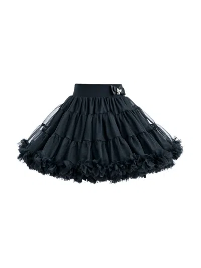 MIMI TUTU BOW-DETAILING TULLE SKIRT