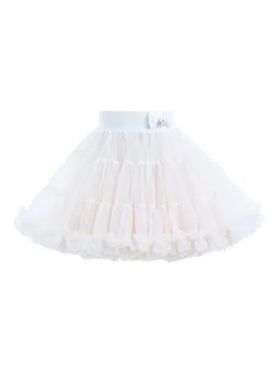 MIMI TUTU BOW-DETAILING TULLE SKIRT