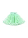 Mimi Tutu Kids' Bow-detailing Tulle Skirt In Green