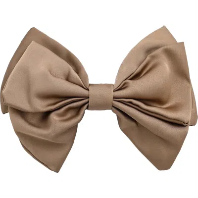 Mimi Tutu Kids'  Bow Hair Clip In Brown