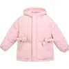 Mimi Tutu Bow Quilted Puffer Jacket In Pink