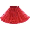 Mimi Tutu Red Cherry Bow Tulle Skirt In Red