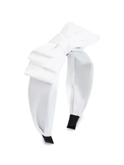 Mimi Tutu Kids' Bow-detail Headband In White
