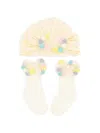 Mimi Tutu Bow-embellished Gift Set In Brown