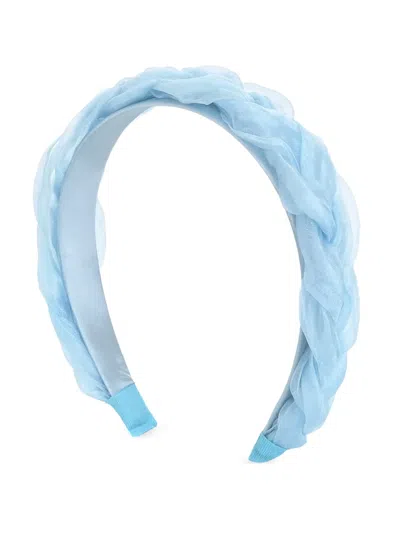 Mimi Tutu Kids' Braided Sheer Headband In Blue