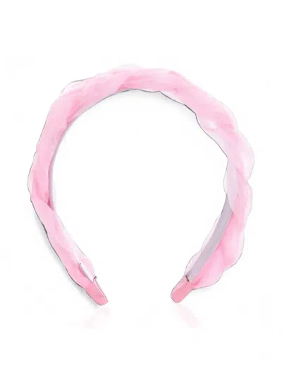 Mimi Tutu Kids' Braided Sheer Headband In Pink