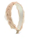 Mimi Tutu Braided Tulle Headband In Brown