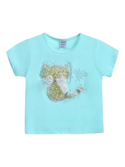 MIMI TUTU CAT-APPLIQUÉ T-SHIRT