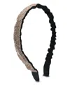 Mimi Tutu Crystal-embellished Headband In Brown