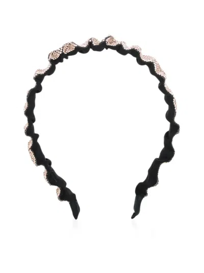 Mimi Tutu Kids' Crystal-embellished Headband In Yellow