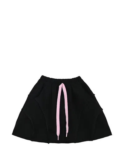 Mimi Tutu Kids' Drawstring Panelled Skirt In Black
