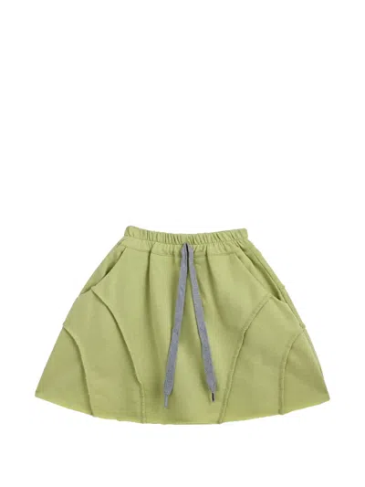 Mimi Tutu Kids' Drawstring-waist Panelled Skirt In Multi