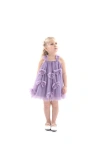 Mimi Tutu Emery Sleeveless Bow Dress In Purple