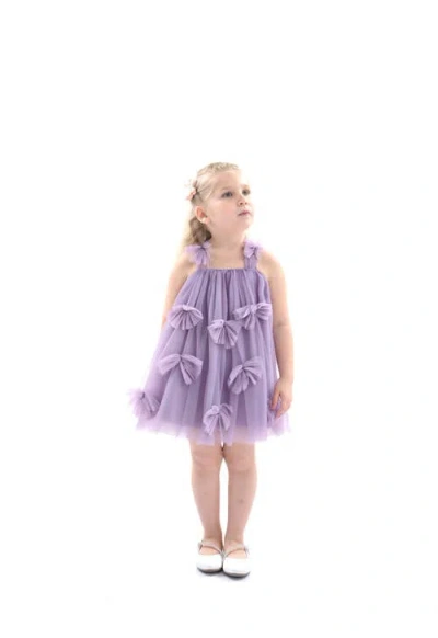Mimi Tutu Babies'  Emery Sleeveless Bow Dress In Purple
