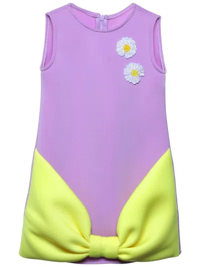 Mimi Tutu Kids' Fiona Sleeveless Bow Dress In Purple