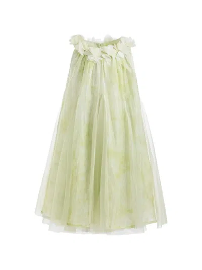 Mimi Tutu Kids' Floral-appliqué Layered Dress In Multi