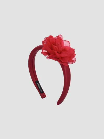 Mimi Tutu Flower Headband In Red