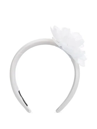 Mimi Tutu Kids' Flower-accent Headband In White