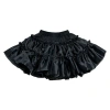 Mimi Tutu Kids' Frilled Satin Skort In Black