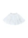 Mimi Tutu Frilled Satin Skort In White