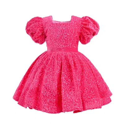 MIMI TUTU MIMI TUTU FUCHSIA SEQUIN RIBBON PARAISO DRESS