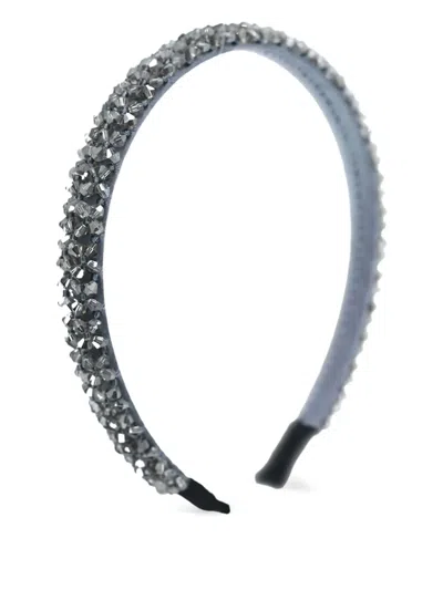 Mimi Tutu Kids' Gemstone-embellished Headband In Gray