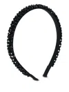 Mimi Tutu Gemstone-embellished Headband In Black